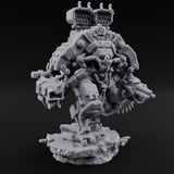 Junkyard Stomping Necrolinked Mech D Miniature for Dungeons and Dragons, Pathfinder or other TTRPGs