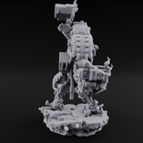 Junkyard Stomping Necrolinked Mech D Miniature for Dungeons and Dragons, Pathfinder or other TTRPGs