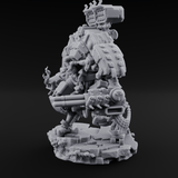 Junkyard Stomping Necrolinked Mech D Miniature for Dungeons and Dragons, Pathfinder or other TTRPGs