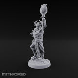 Weapons Raised Insect Worshipping Zealot A Miniature for Dungeons and Dragons, Pathfinder or other TTRPGs