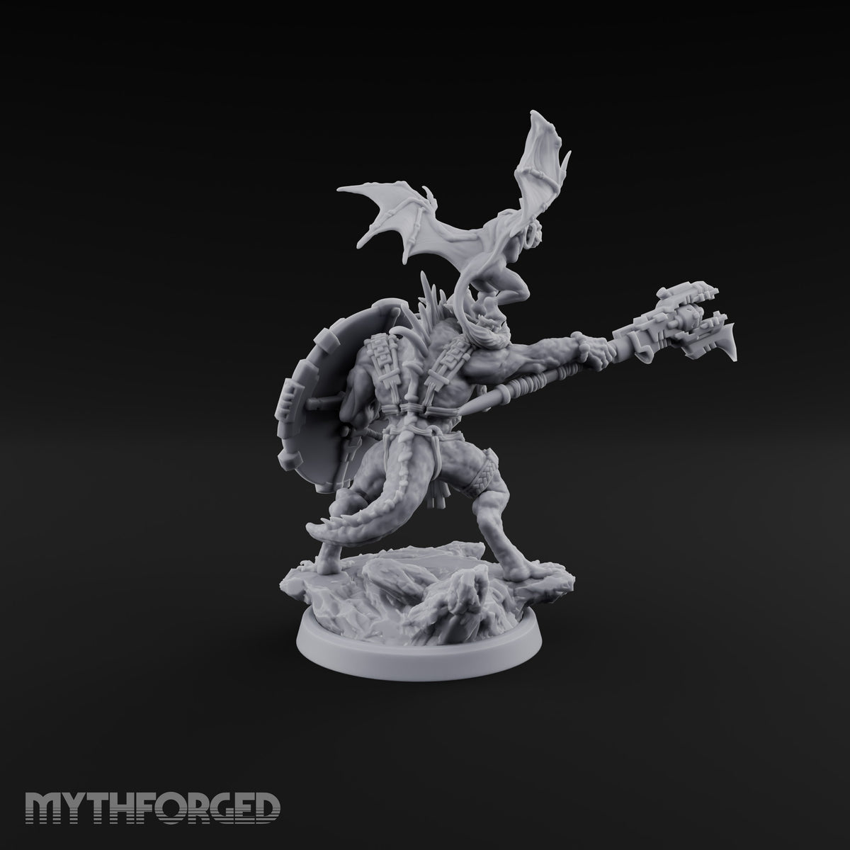 Axe Out, Passenger Aboard Lizardfolk Axe Warrior