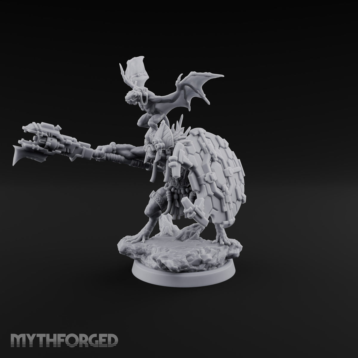 Axe Out, Passenger Aboard Lizardfolk Axe Warrior