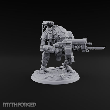 Bayonet Fixed, Grudge Loaded Warforged Rifle Automaton