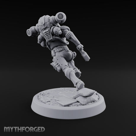 Touchdown Pending, Pistols Up Human Jump Pack Soldier A