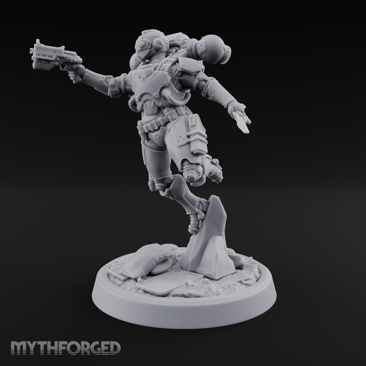 Touchdown Pending, Pistols Up Human Jump Pack Soldier B