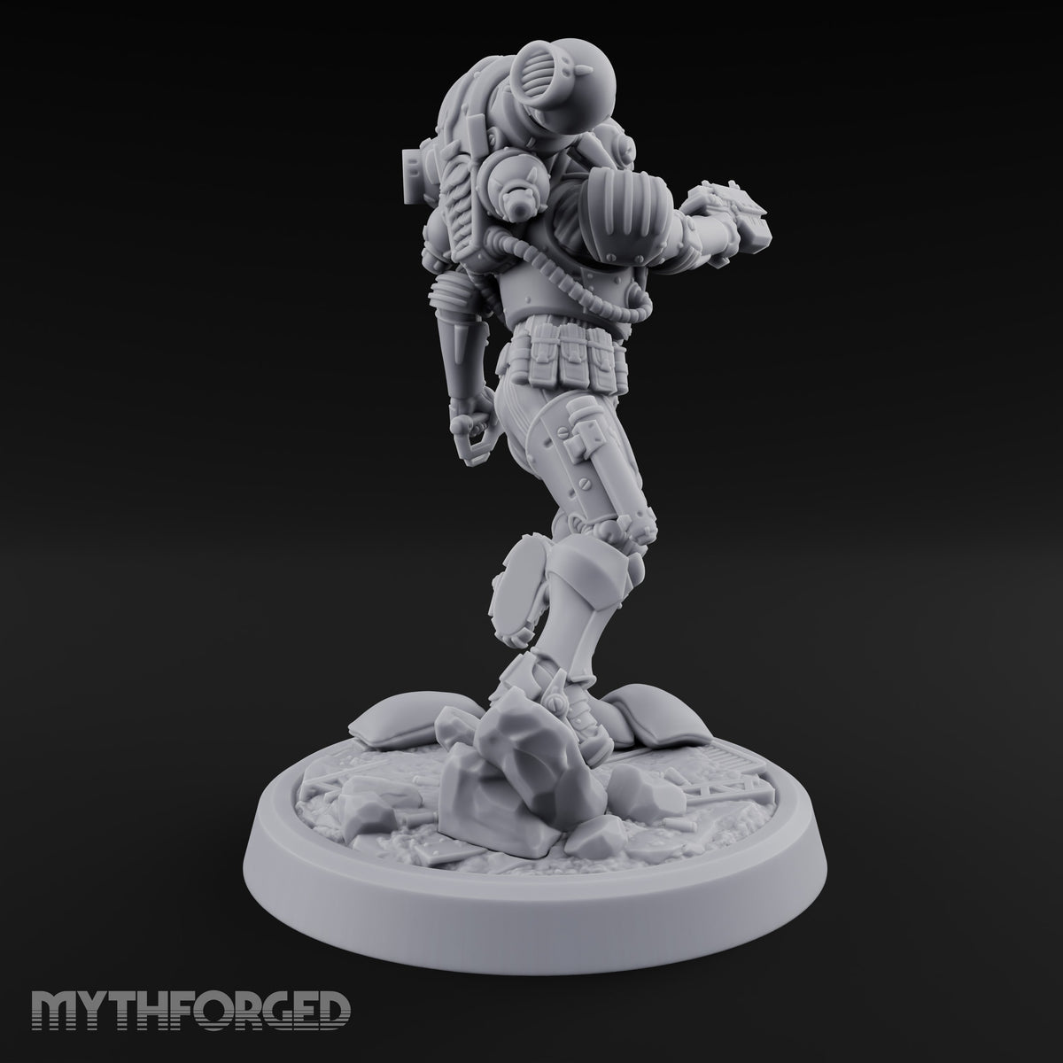Touchdown Pending, Pistols Up Human Jump Pack Soldiers — C