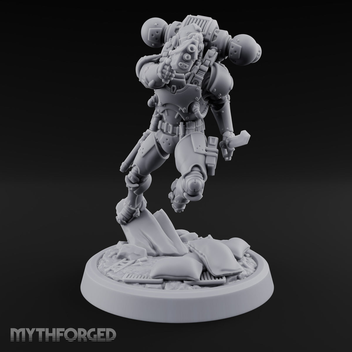 Touchdown Pending, Pistols Up Human Jump Pack Soldier C