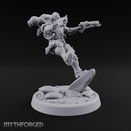 Touchdown Pending, Pistols Up Human Jump Pack Soldiers — F