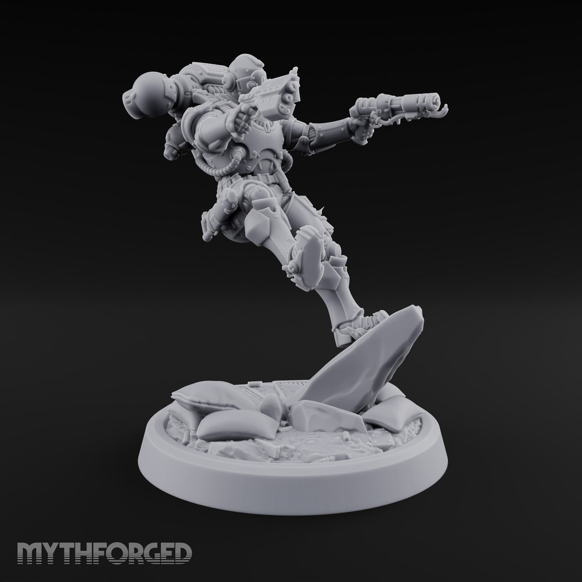 Touchdown Pending, Pistols Up Human Jump Pack Soldier F