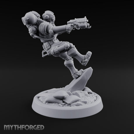 Touchdown Pending, Pistols Up Human Jump Pack Soldier F
