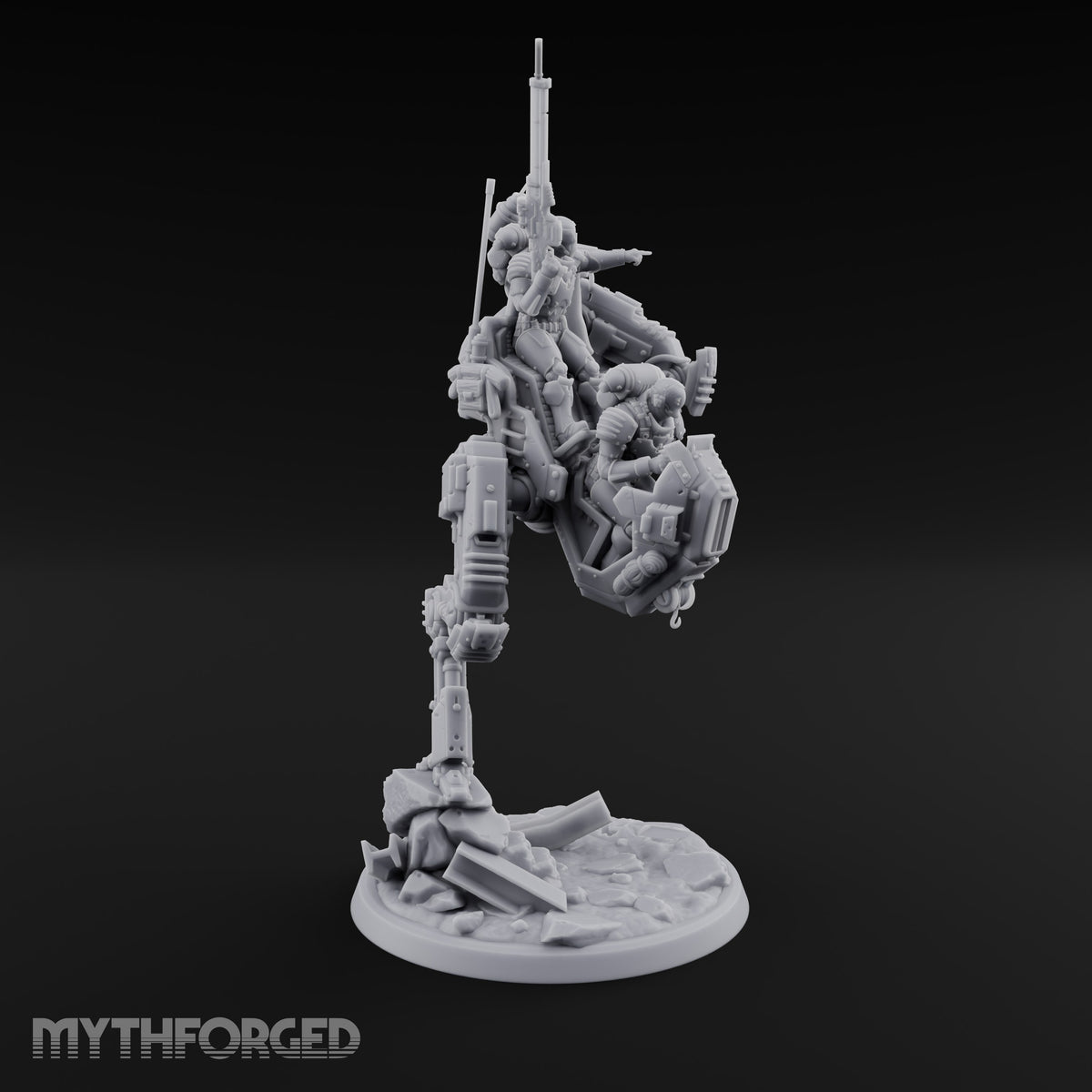Spotter Up, Sniper Aloft Warforged Sniper Walker