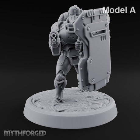 Peek Through the Slot, Regret Nothing Human Shield Soldier A — Gun