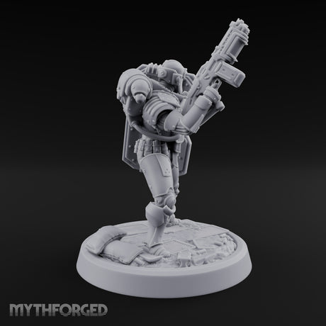 Peek Through the Slot, Regret Nothing Human Shield Soldier B — Gun