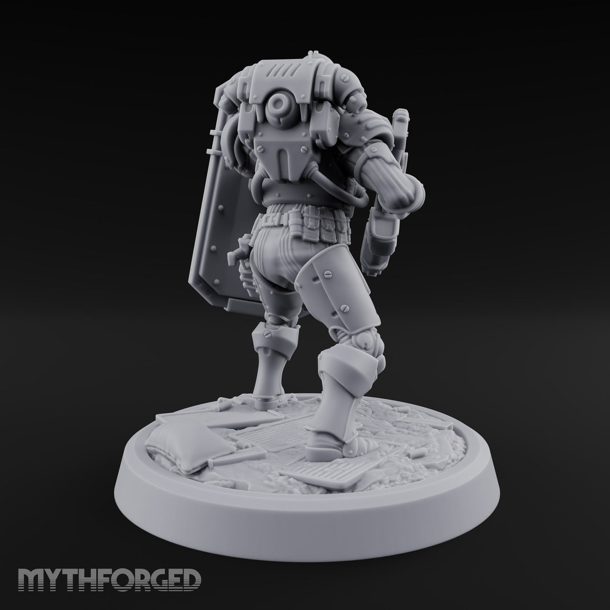 Peek Through the Slot, Regret Nothing Human Shield Soldier C — Gun