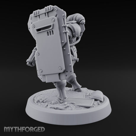 Peek Through the Slot, Regret Nothing Human Shield Soldier C — Gun