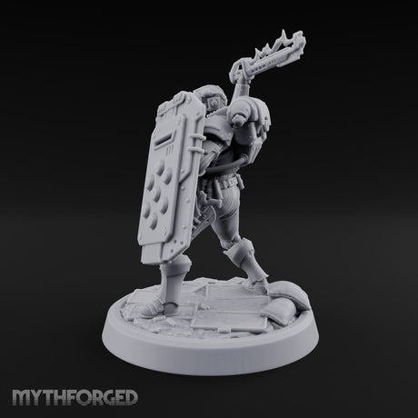 Peek Through the Slot, Regret Nothing Human Shield Soldier D — Sword