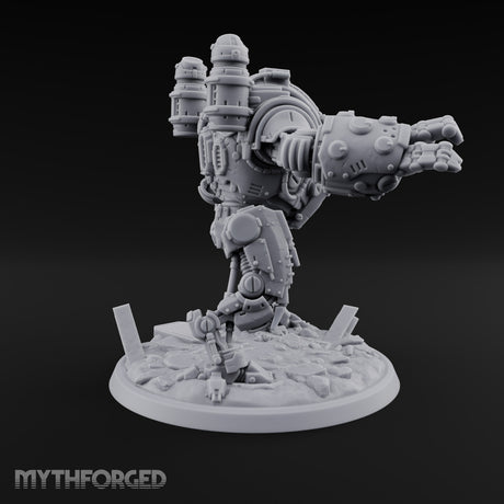 Unstoppable and Slightly Rusty Warforged Bipedal War Walker