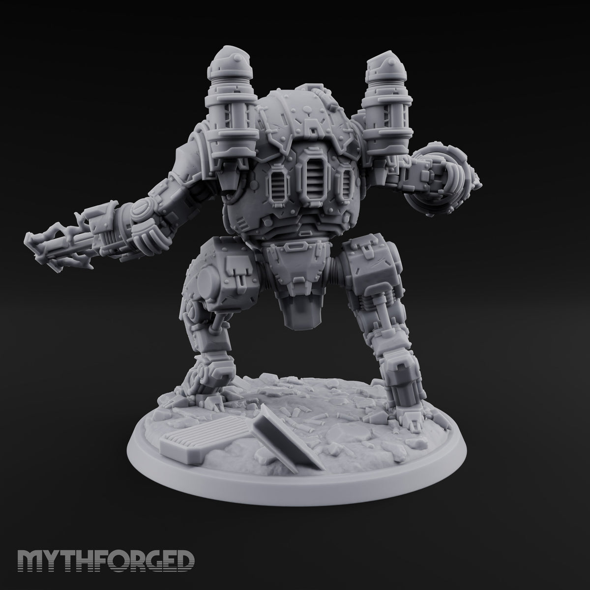 Unstoppable and Slightly Rusty Warforged Bipedal War Walker