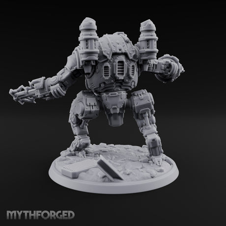 Unstoppable and Slightly Rusty Warforged Bipedal War Walker
