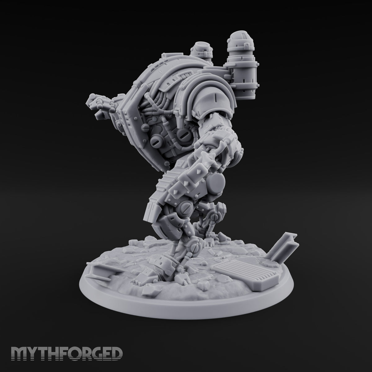 Unstoppable and Slightly Rusty Warforged Bipedal War Walker