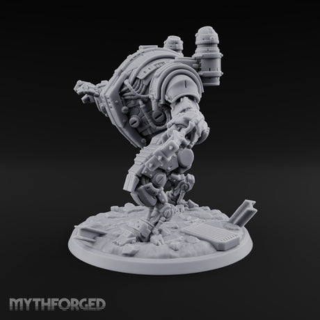 Unstoppable and Slightly Rusty Warforged Bipedal War Walker