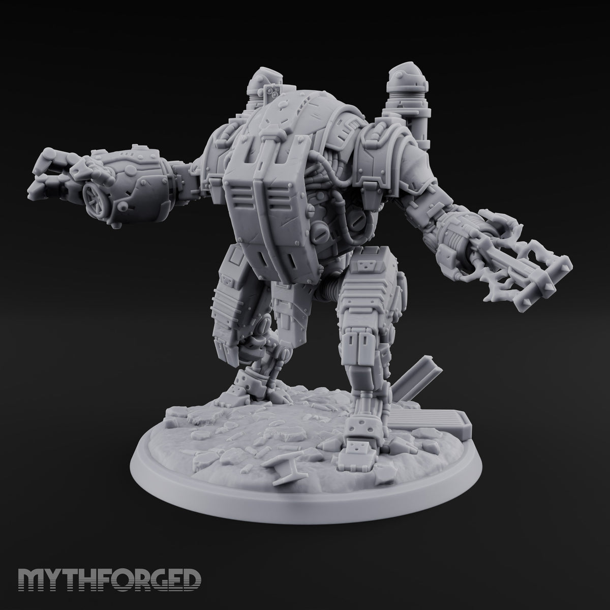 Unstoppable and Slightly Rusty Warforged Bipedal War Walker