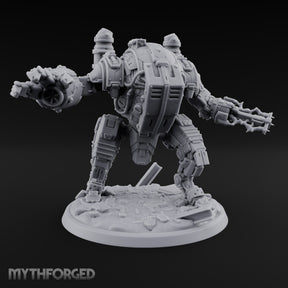 Unstoppable and Slightly Rusty Warforged Bipedal War Walker