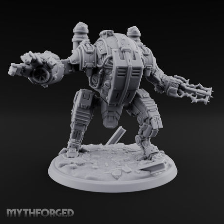 Unstoppable and Slightly Rusty Warforged Bipedal War Walker