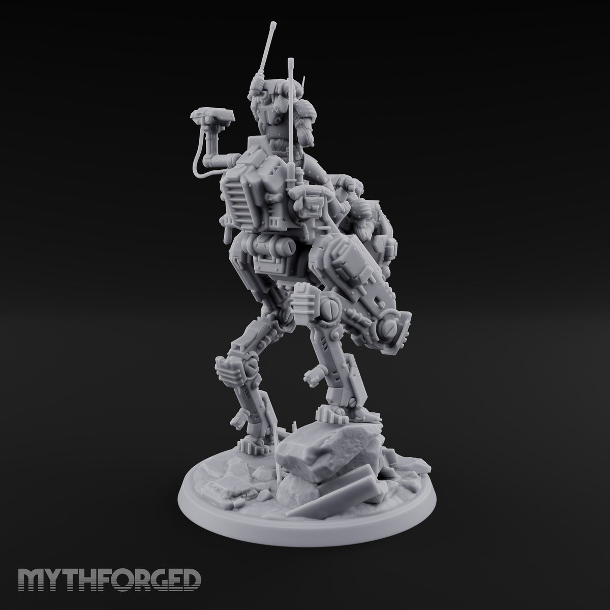 Long Legs, Longer Grudge Warforged Scout Walker