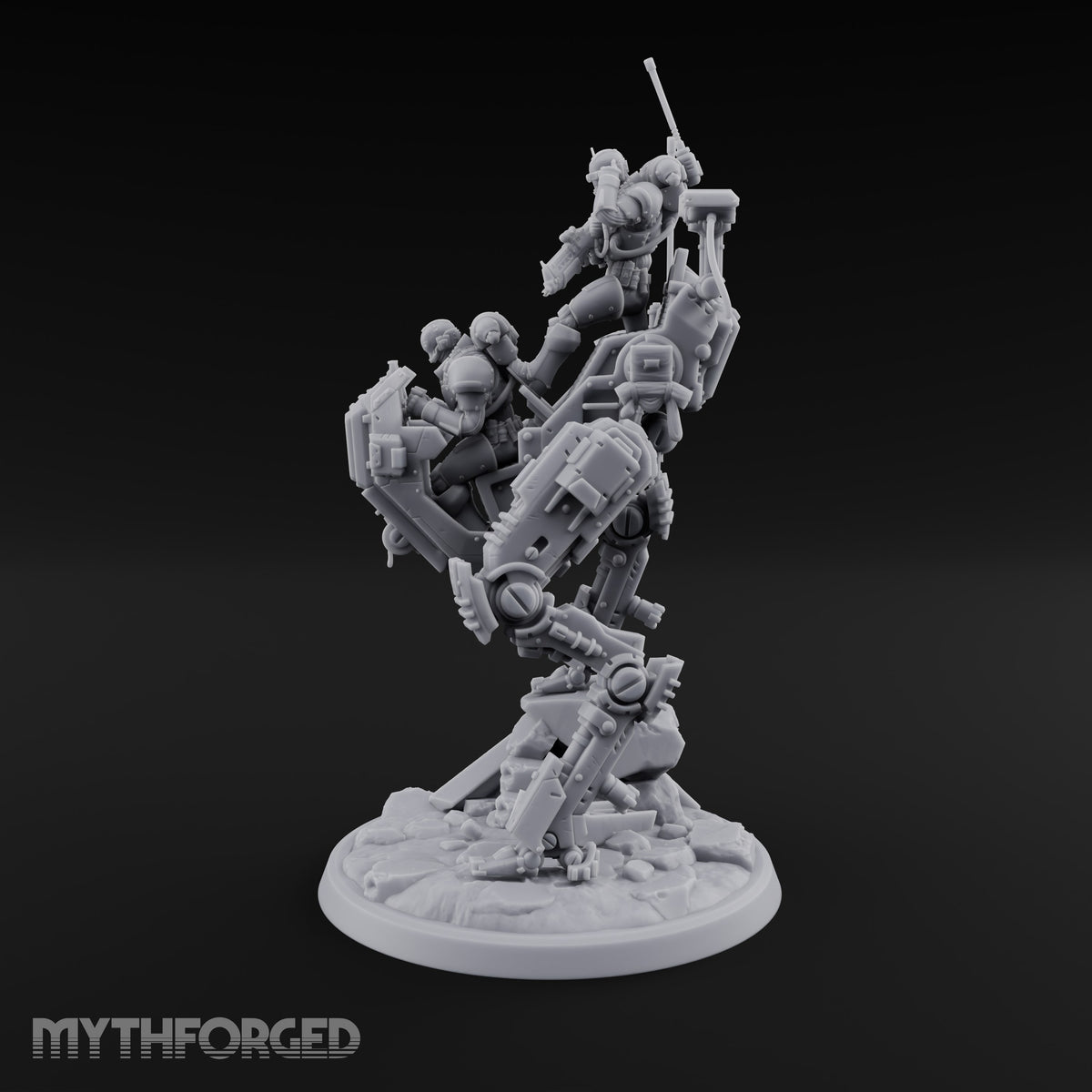 Long Legs, Longer Grudge Warforged Scout Walker