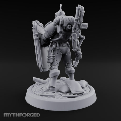 Shield Up, Mace Down Human Shield Soldier