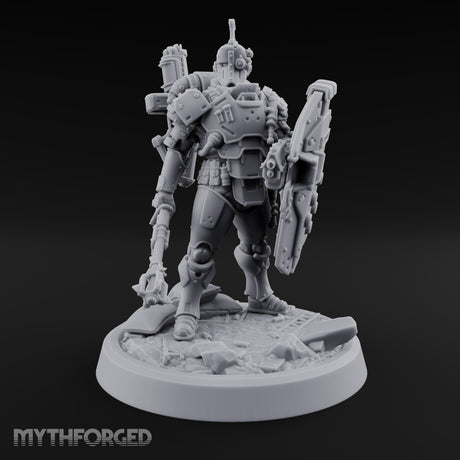 Shield Up, Mace Down Human Shield Soldier