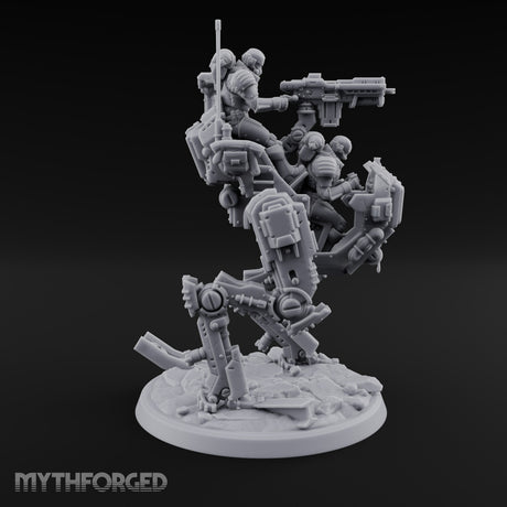 Shared Seat, Shared Grudge Warforged Crewed Walkers — A