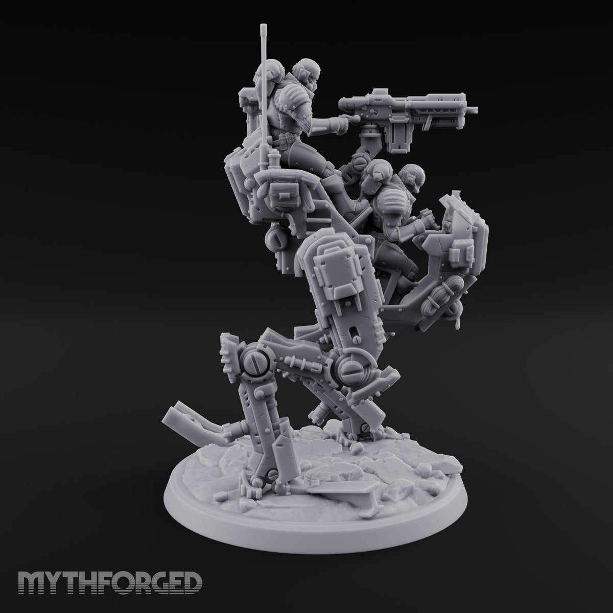 Shared Seat, Shared Grudge Warforged Crewed Walker A