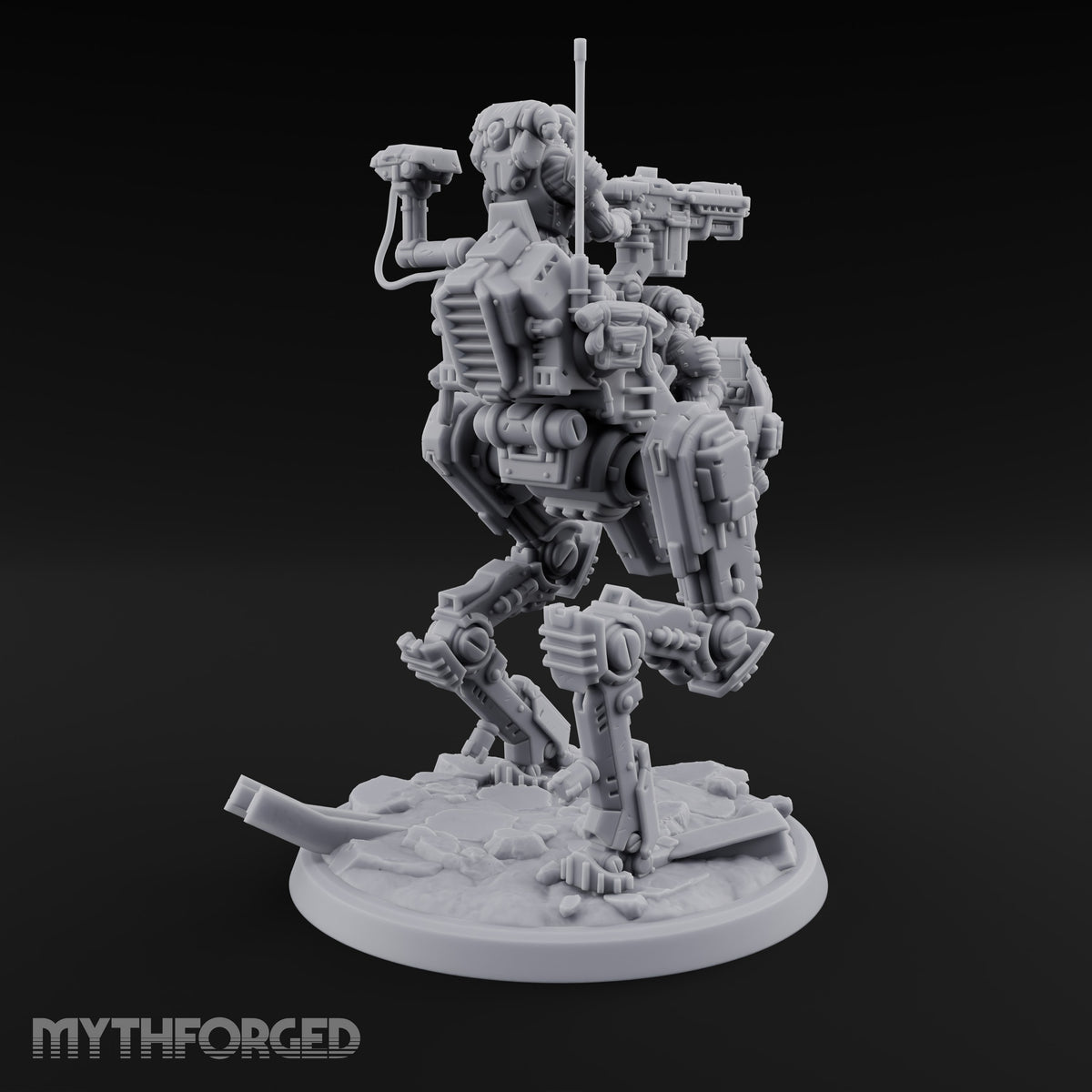Shared Seat, Shared Grudge Warforged Crewed Walker A