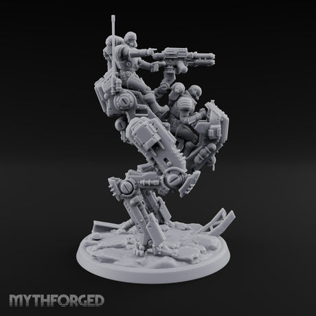 Shared Seat, Shared Grudge Warforged Crewed Walkers — B