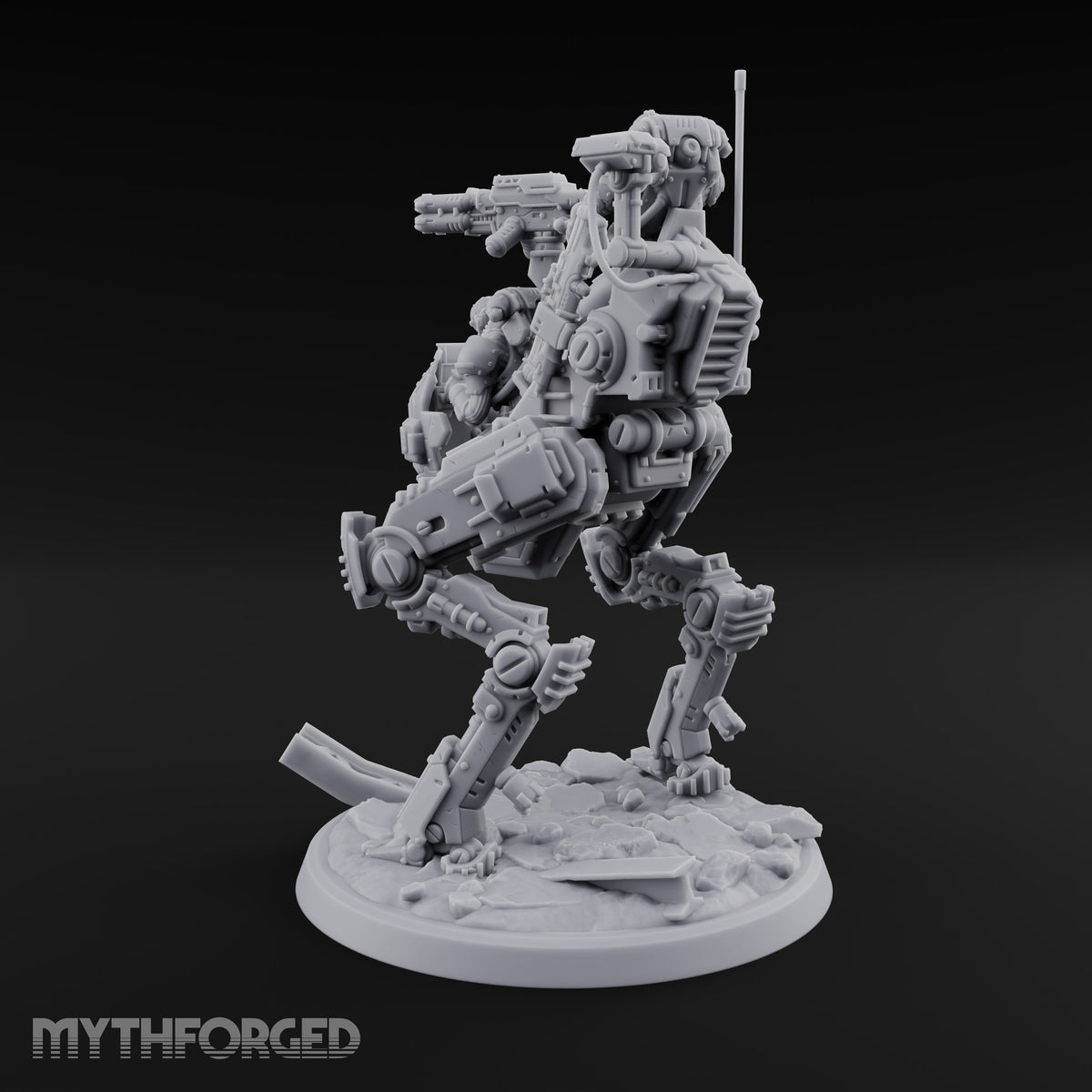 Shared Seat, Shared Grudge Warforged Crewed Walker B