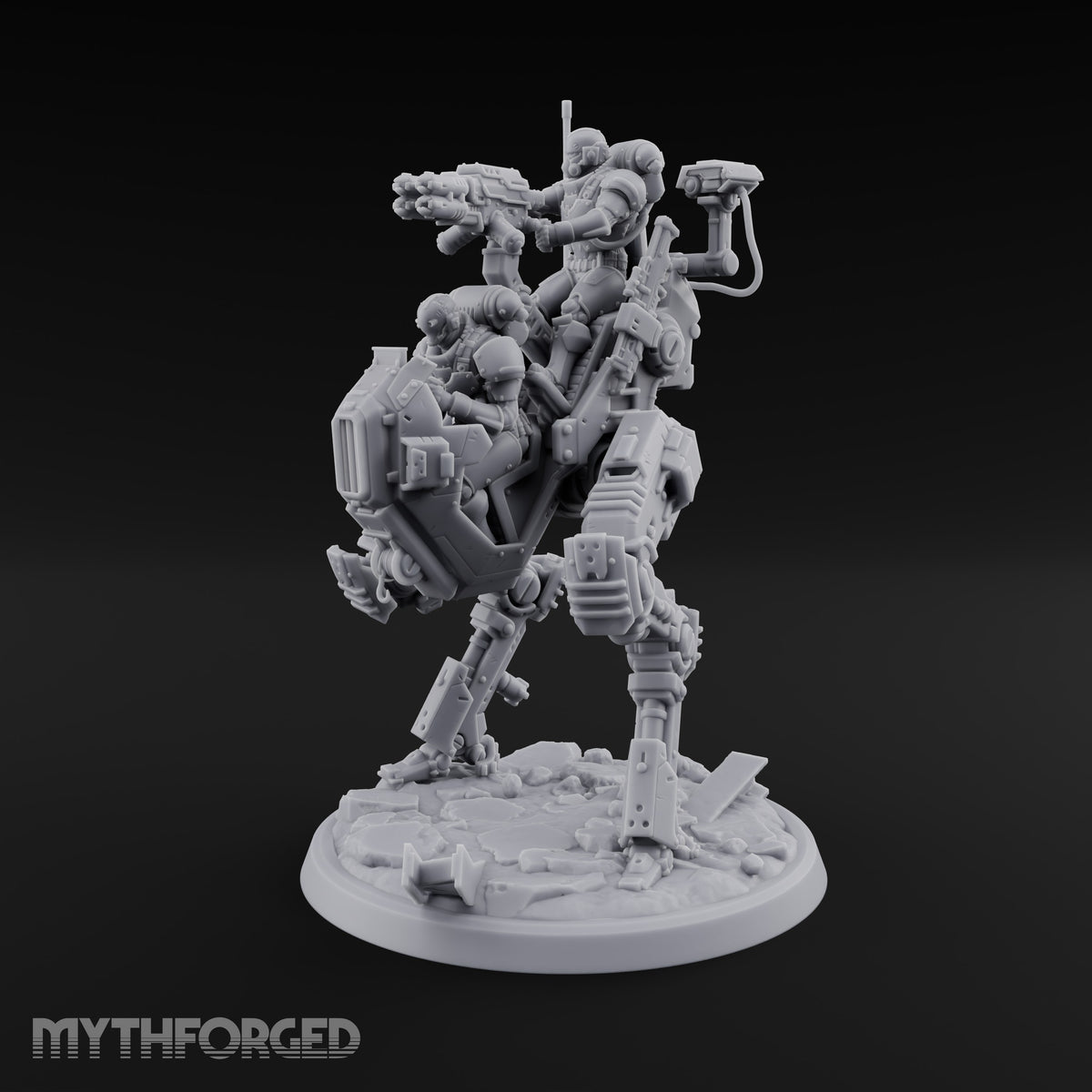 Shared Seat, Shared Grudge Warforged Crewed Walker B