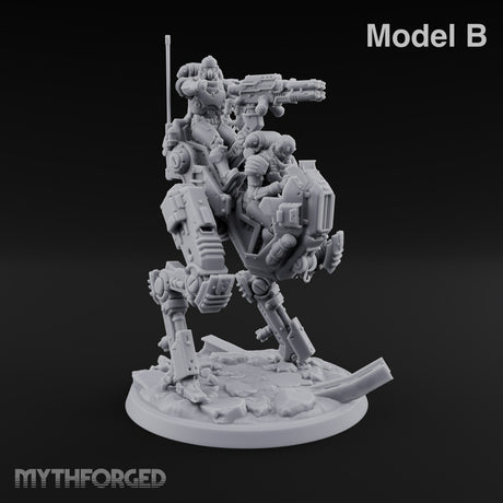 Shared Seat, Shared Grudge Warforged Crewed Walker B