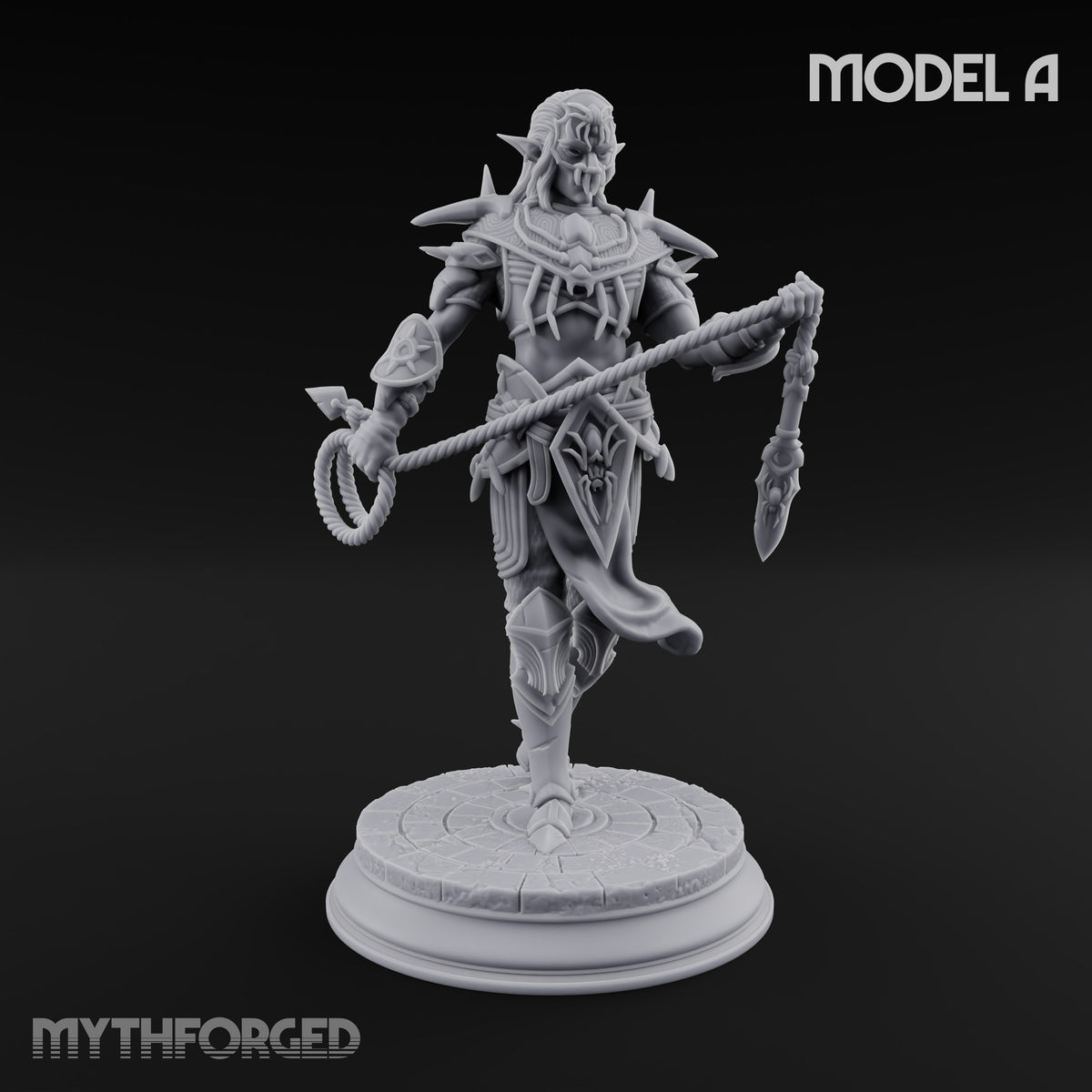 The Web Draws Tight Elite Drow Soldier A