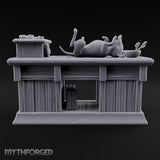 Strays Waiting Wooden Veterinarian Furniture D