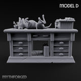 Strays Waiting Wooden Veterinarian Furniture D
