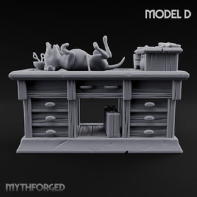 Strays Waiting Wooden Veterinarian Furniture D