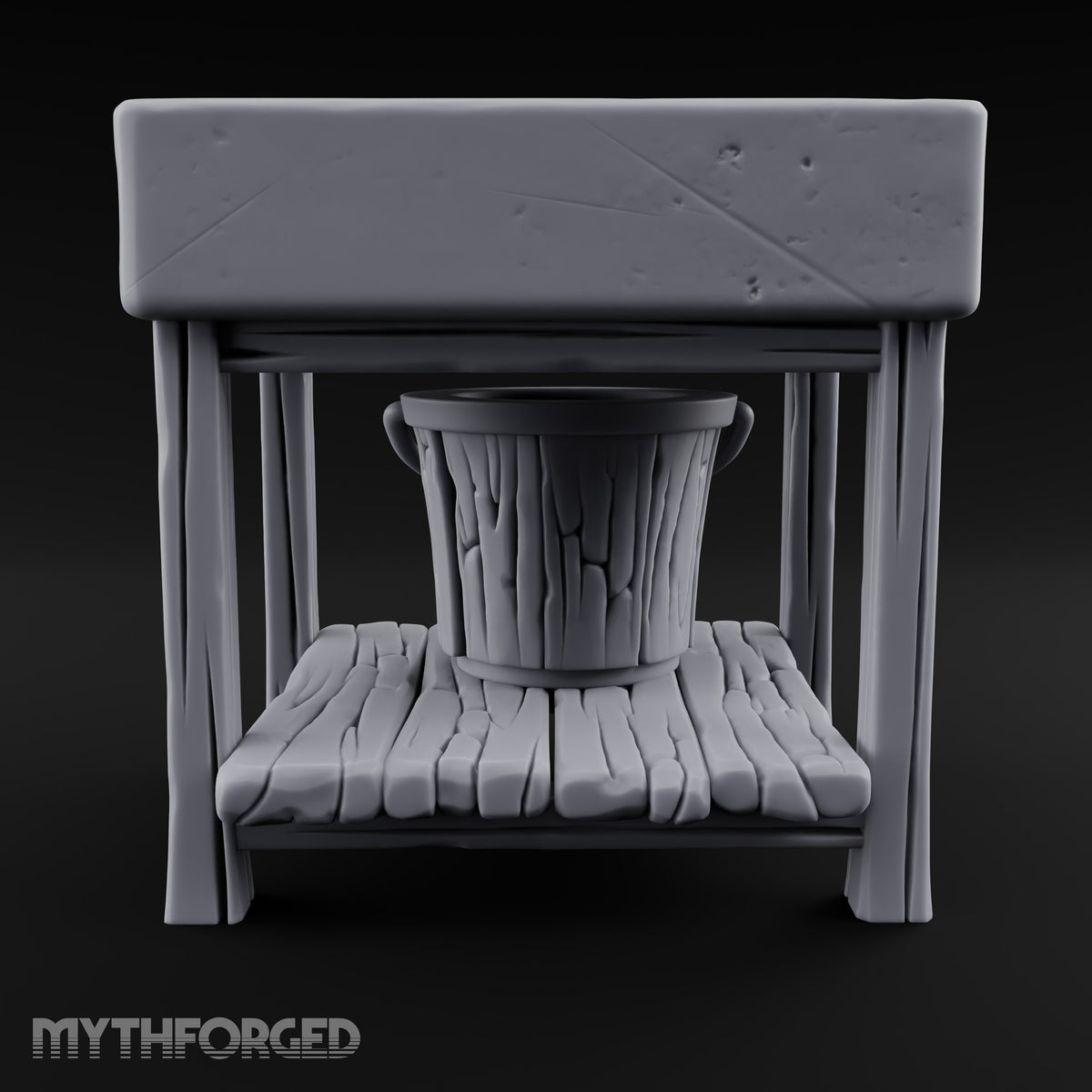 Strays Waiting Wooden Veterinarian Furniture E