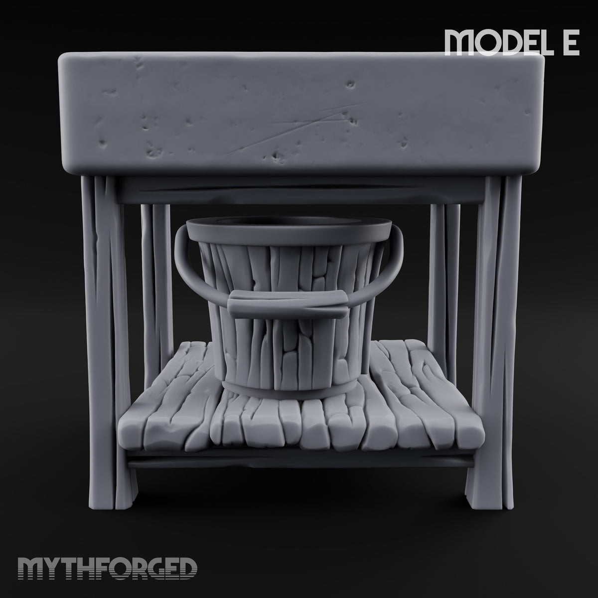 Strays Waiting Wooden Veterinarian Furniture Set — E