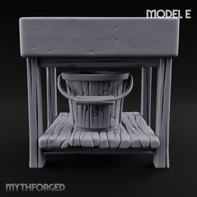 Strays Waiting Wooden Veterinarian Furniture E