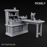 Strays Waiting Wooden Veterinarian Furniture F