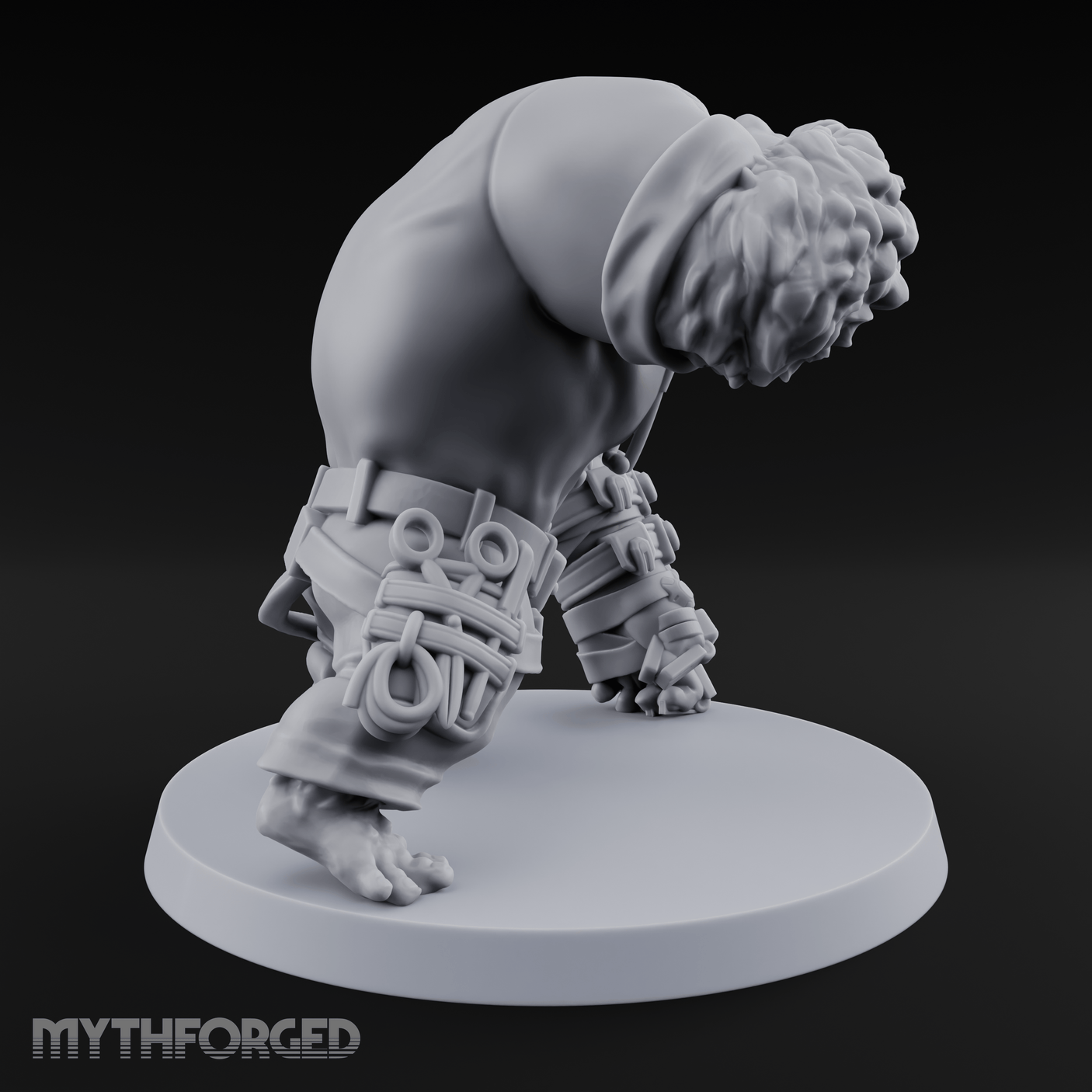 Glasses Adjusting Cyborg Gorilla Artificer Miniature for Dungeons and Dragons, Pathfinder or other TTRPGs