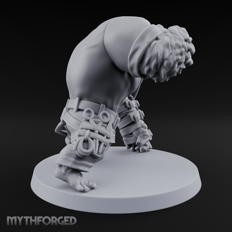 Glasses Adjusting Cyborg Gorilla Artificer Miniature for Dungeons and Dragons, Pathfinder or other TTRPGs