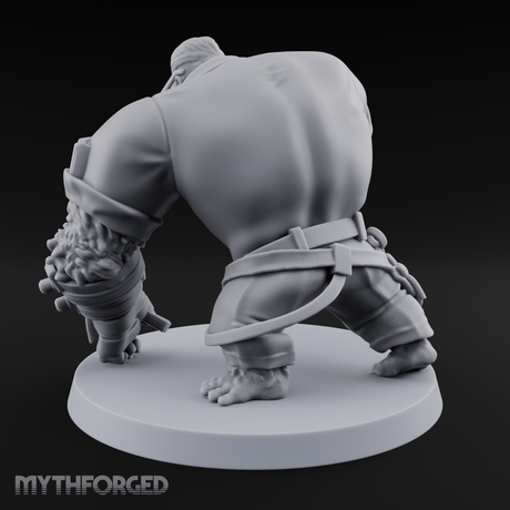 Glasses Adjusting Cyborg Gorilla Artificer Miniature for Dungeons and Dragons, Pathfinder or other TTRPGs